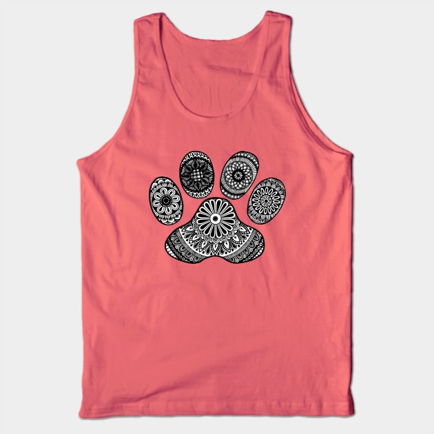 Paw Print Tank Top by calenbundalas